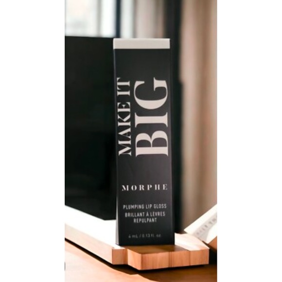 Morphe Make It Big Plumping Lip Gloss Big Bang Clear High Shine 4ml 0.13oz NIB - Picture 5 of 7